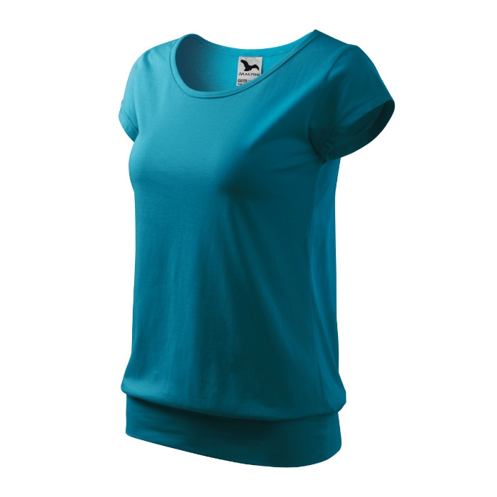 Tee-shirt femme City 120 - turquoise foncé