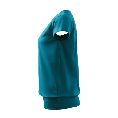 Tee-shirt femme City 120 - turquoise foncé