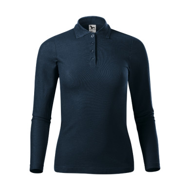 Polo femme Pique Polo LS 231 - bleu marine