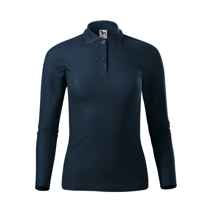 Polo femme Pique Polo LS 231 - bleu marine