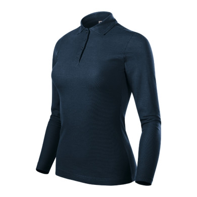 Polo femme Pique Polo LS 231 - bleu marine