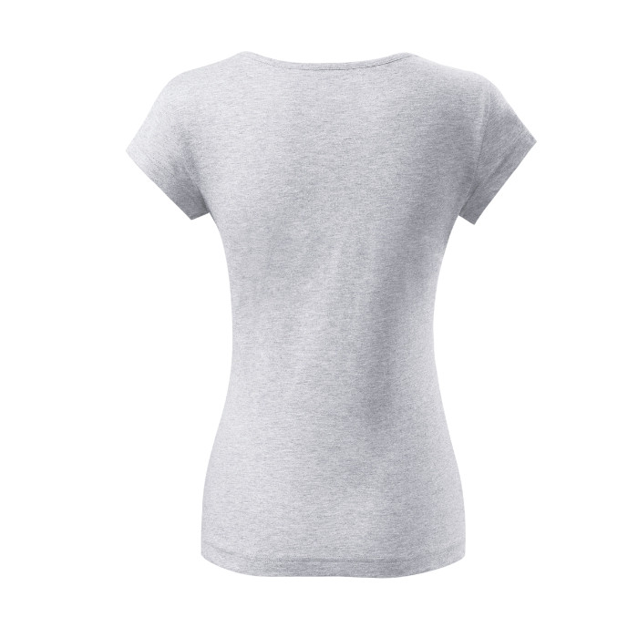 Tee-shirt femme Pure 122 - gris chiné clair