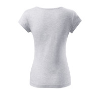 Tee-shirt femme Pure 122 - gris chiné clair
