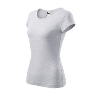 Tee-shirt femme Pure 122 - gris chiné clair