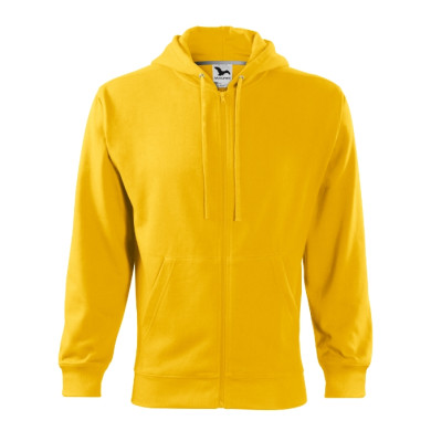 Sweatshirt homme Trendy Zipper 410 - jaune
