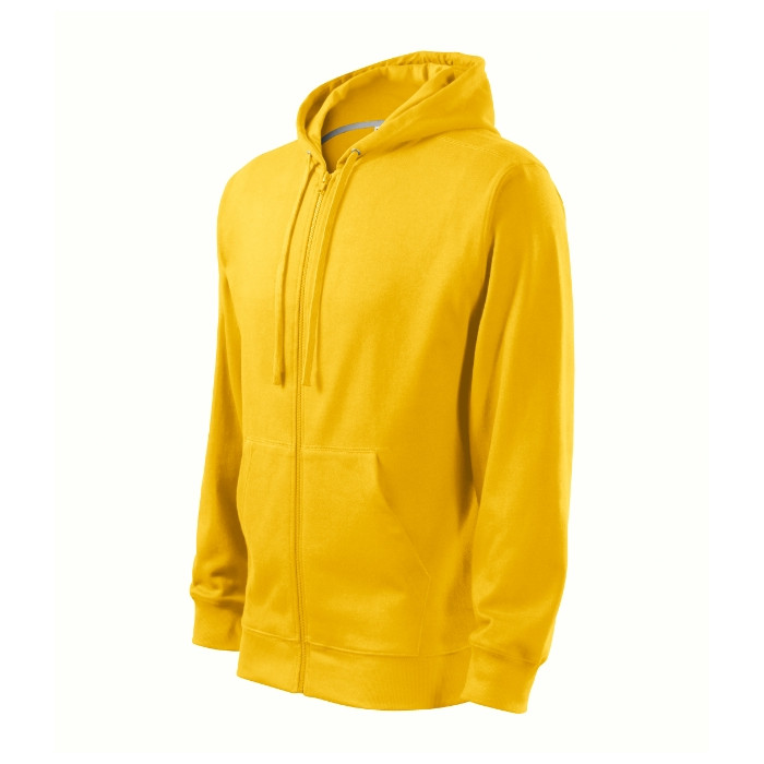 Sweatshirt homme Trendy Zipper 410 - jaune