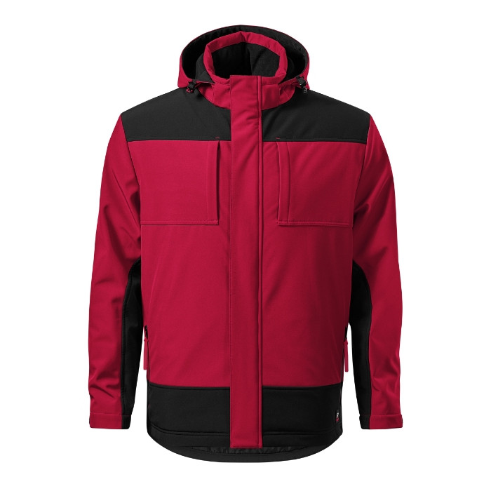 Veste softshell d'hiver homme Vertex W55 - rouge marlboro