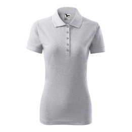 Polo femme Pique Polo 210 - gris chiné clair