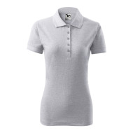 Polo femme Pique Polo 210 - gris chiné clair