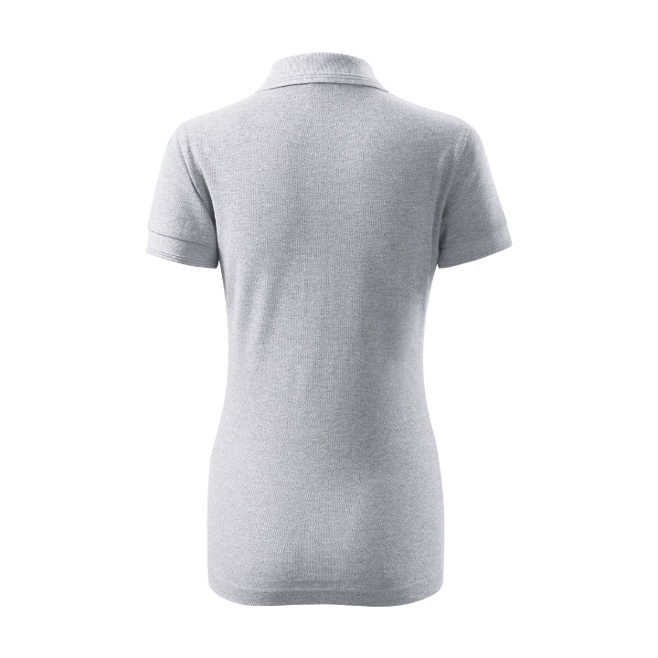 Polo femme Pique Polo 210 - gris chiné clair