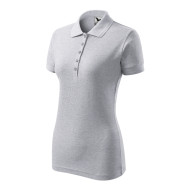 Polo femme Pique Polo 210 - gris chiné clair