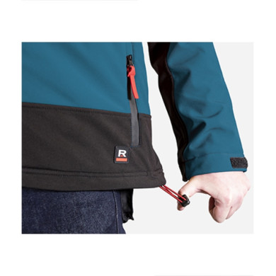 Veste softshell d'hiver homme Vertex W55 - bleu pétrole