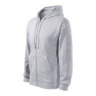 Sweatshirt homme Trendy Zipper 410 - gris chiné clair
