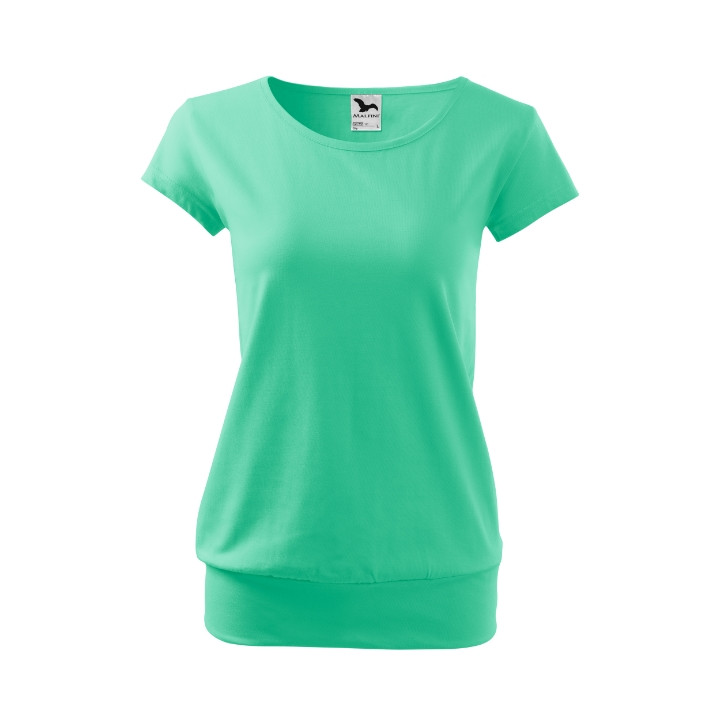 Tee-shirt femme City 120 - vert menthe