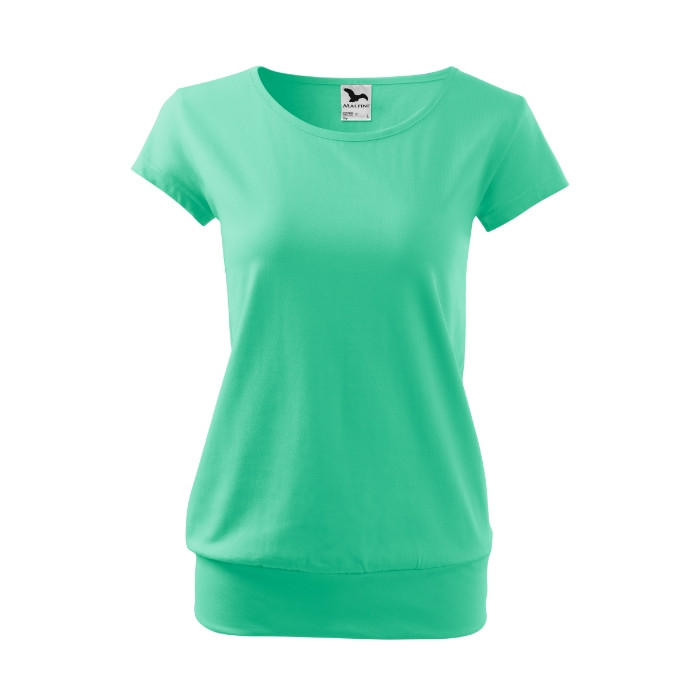 Tee-shirt femme City 120 - vert menthe