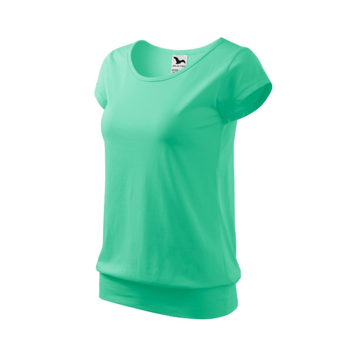 Tee-shirt femme City 120 - vert menthe