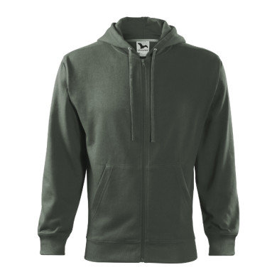 Sweatshirt homme Trendy Zipper 410 - castor gray