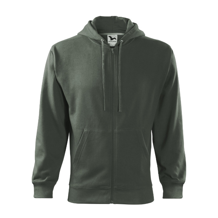 Sweatshirt homme Trendy Zipper 410 - castor gray
