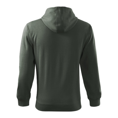 Sweatshirt homme Trendy Zipper 410 - castor gray