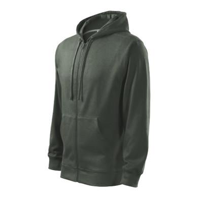 Sweatshirt homme Trendy Zipper 410 - castor gray