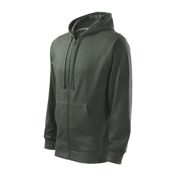 Sweatshirt homme Trendy Zipper 410 - castor gray