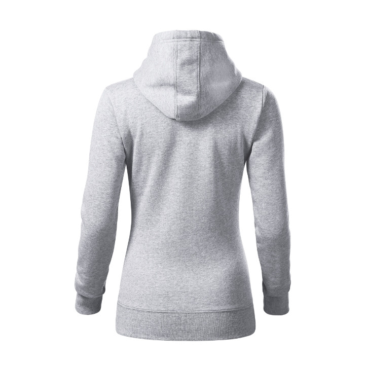 Sweatshirt femme Cape 414 - gris chiné clair