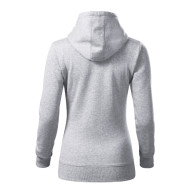 Sweatshirt femme Cape 414 - gris chiné clair
