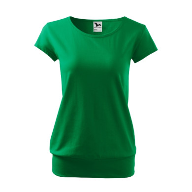 Tee-shirt femme City 120 - vert moyen