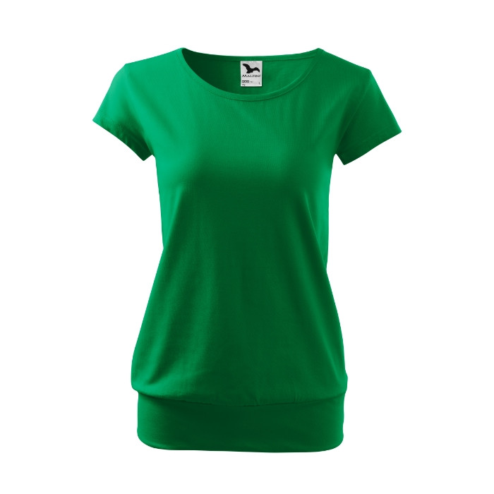 Tee-shirt femme City 120 - vert moyen
