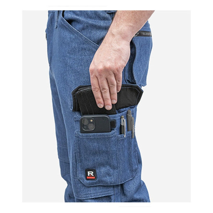 Jeans de travail homme Vertex W08 - denim clair