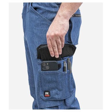Jeans de travail homme Vertex W08 - denim clair