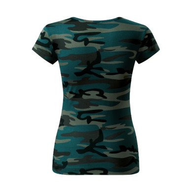 Tee-shirt femme Camo Pure C22 - camouflage petrol