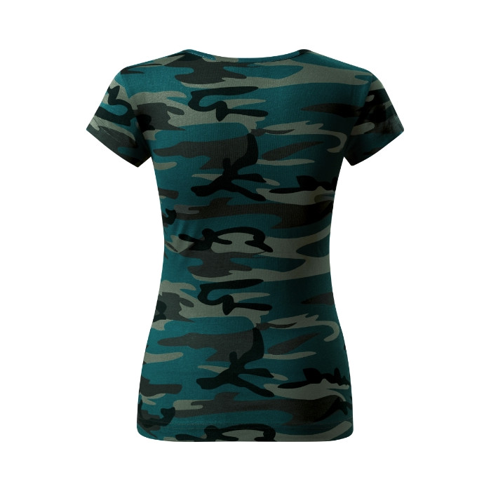 Tee-shirt femme Camo Pure C22 - camouflage petrol