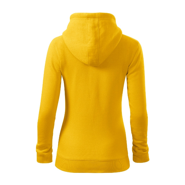 Sweatshirt femme Trendy Zipper 411 - jaune
