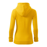 Sweatshirt femme Trendy Zipper 411 - jaune