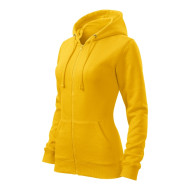 Sweatshirt femme Trendy Zipper 411 - jaune