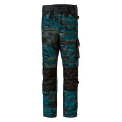 Pantalon de travail homme Vertex Camo W09 - camouflage petrol
