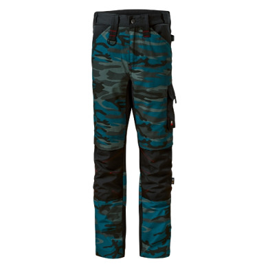 Pantalon de travail homme Vertex Camo W09 - camouflage petrol