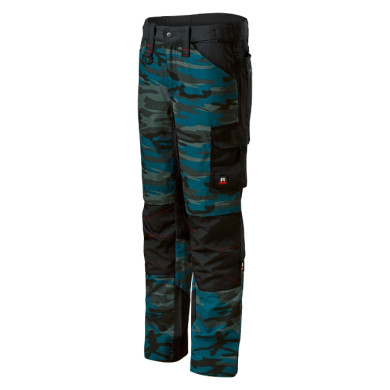 Pantalon de travail homme Vertex Camo W09 - camouflage petrol