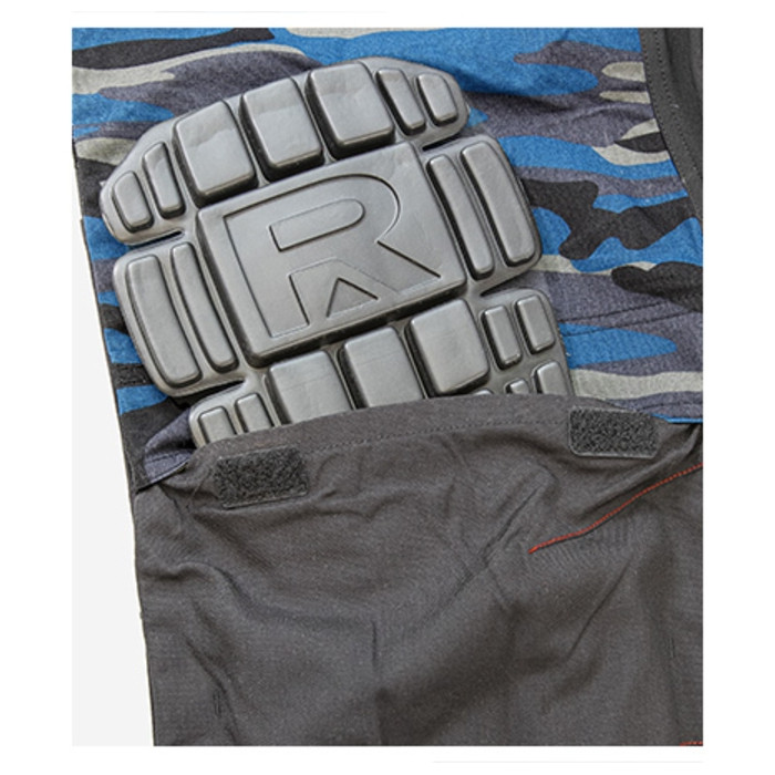 Pantalon de travail homme Vertex Camo W09 - camouflage petrol