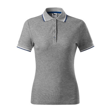 Polo femme Focus 233 - gris chiné foncé