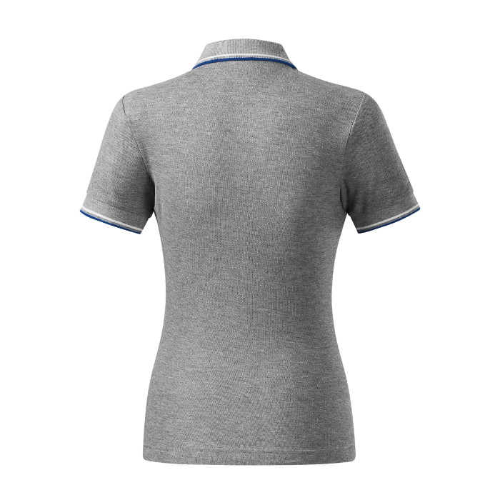 Polo femme Focus 233 - gris chiné foncé
