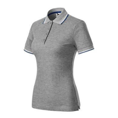 Polo femme Focus 233 - gris chiné foncé