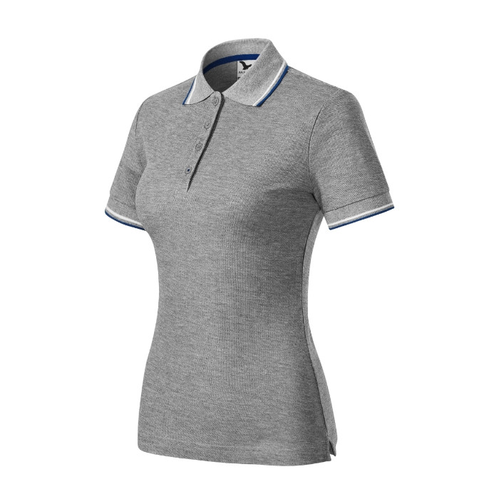 Polo femme Focus 233 - gris chiné foncé