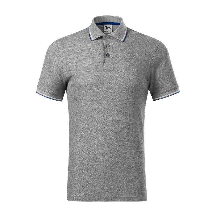 Polo homme Focus 232 - gris chiné foncé