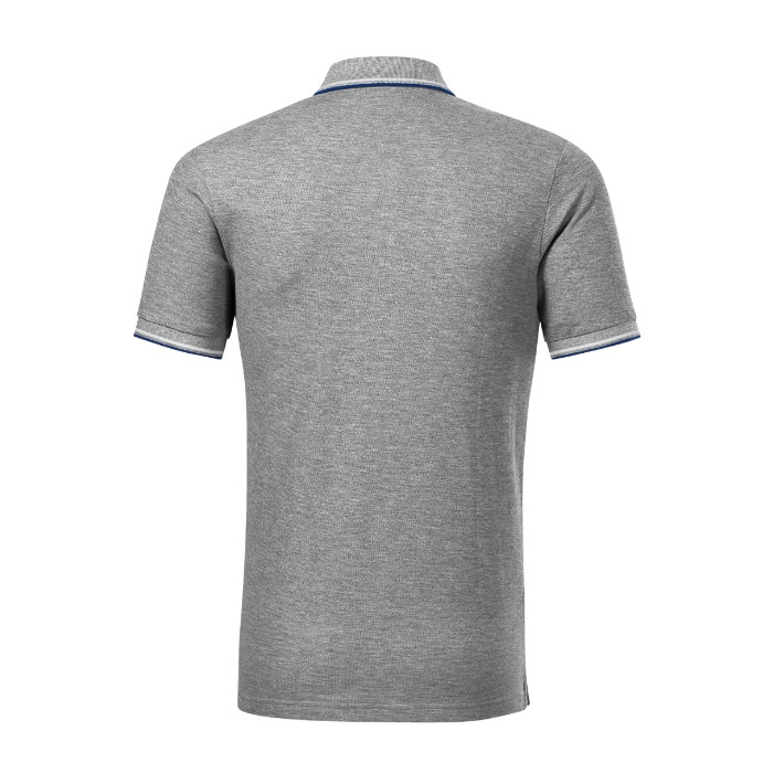 Polo homme Focus 232 - gris chiné foncé