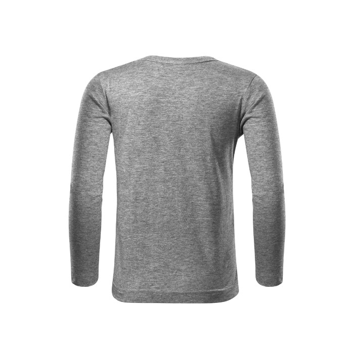 Tee-shirt enfant Fit-T LS 121 - gris chiné foncé