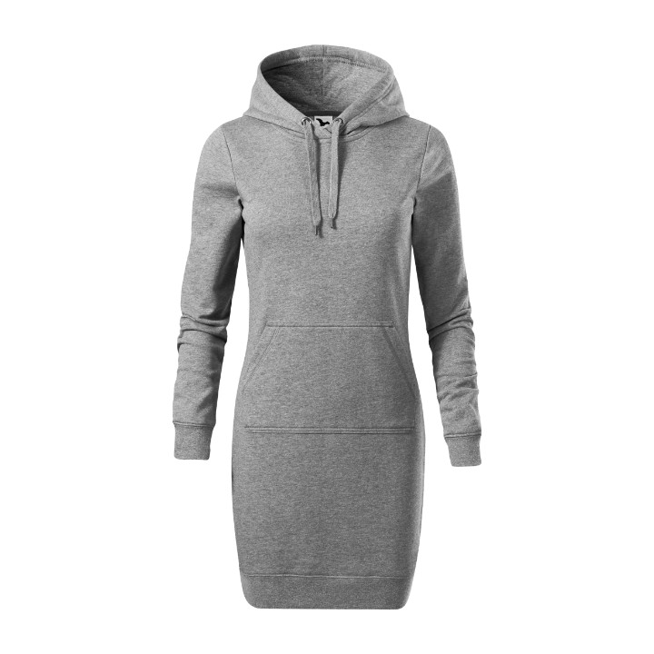 Robe femme Snap 419 - gris chiné foncé