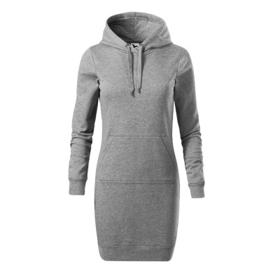 Robe femme Snap 419 - gris chiné foncé