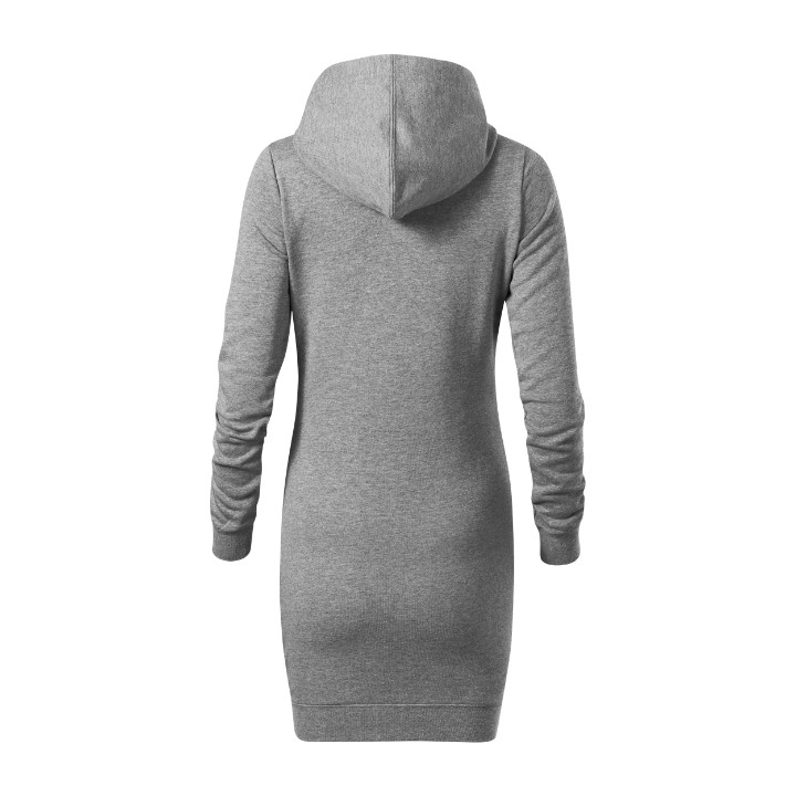 Robe femme Snap 419 - gris chiné foncé